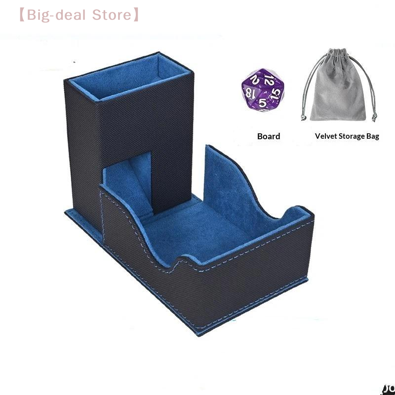 Leatherwork Desk - 【M】PU Leather Foldable Dice Tower Portable,
