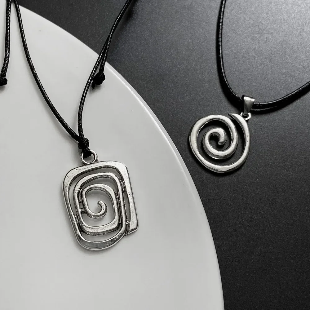 Leatherwork Rings - Hip Hop Rock Fashion Vortex Pendant