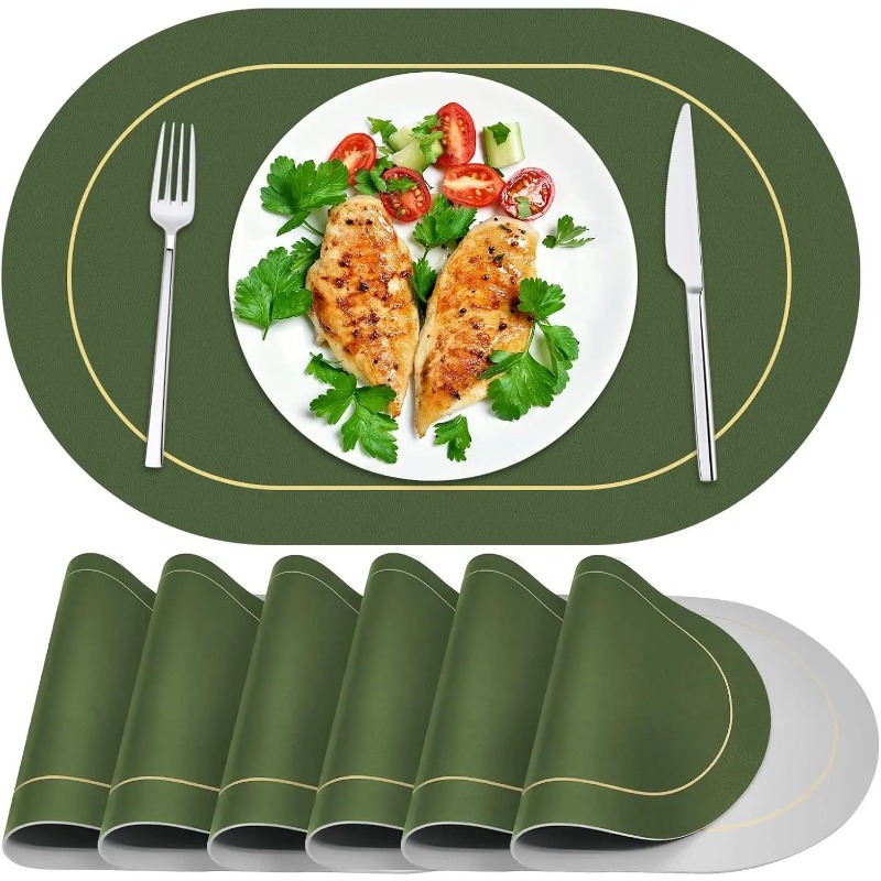 Table Leather Placemats, Heat  - Leatherwork Desk recension och pris