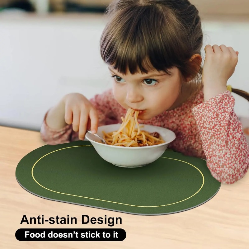 Table Leather Placemats, Heat  - Leatherwork Desk recension och pris