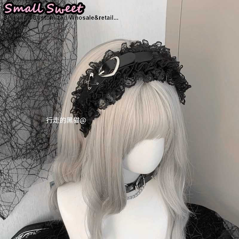Goth Hair Accessories Harajuku - Leatherwork Rings recension och pris