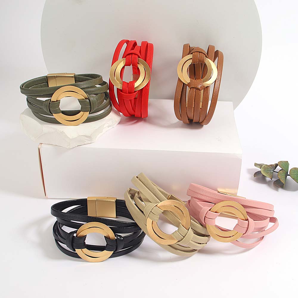 Amorcome Classic Double Circle - Leatherwork Rings recension och pris
