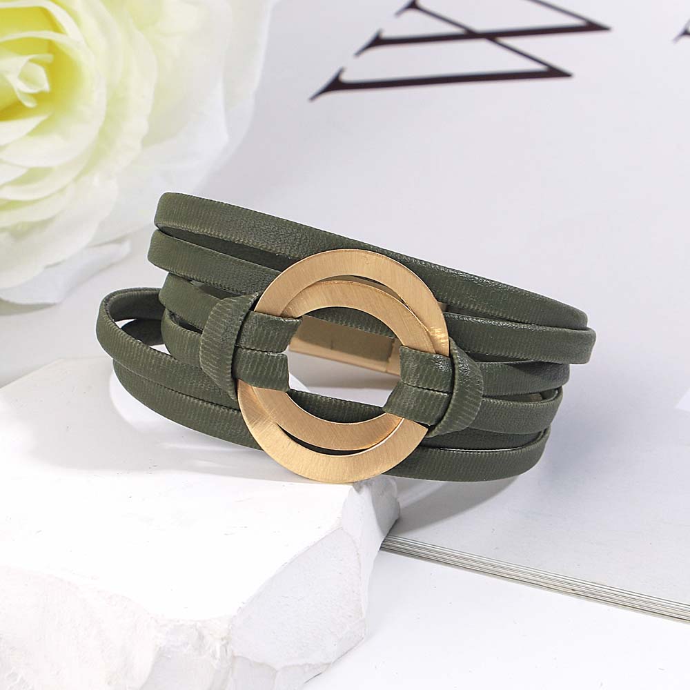 Amorcome Classic Double Circle - Leatherwork Rings recension och pris