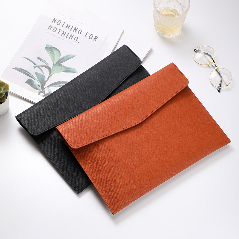 Faux Leather Document Bag, Bus - Leather Work Folder recension och pris