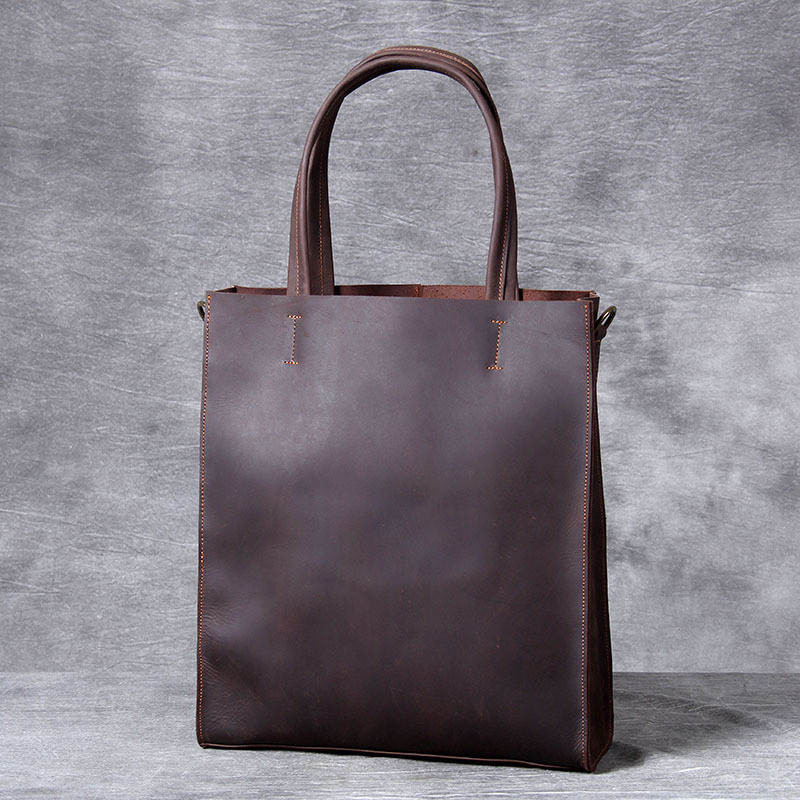 Vintage genuine leather men ha - Leather Work Bag Laptop recension och pris
