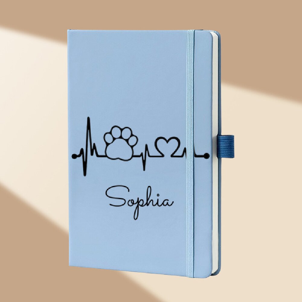 Custom Name Floral Monogram A5 - Leatherwork Journal recension och pris