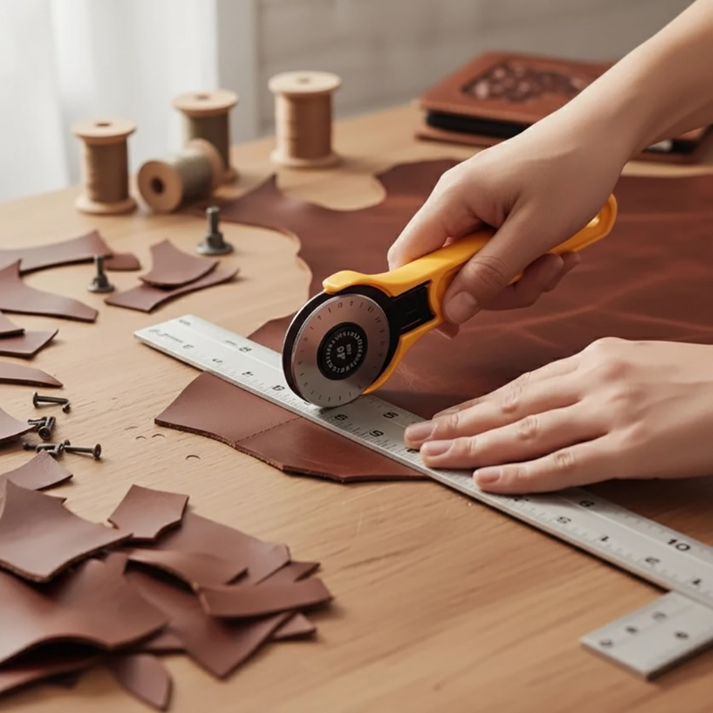 45mm Rotary Fabric Cutter Leat - Leatherwork Tools recension och pris