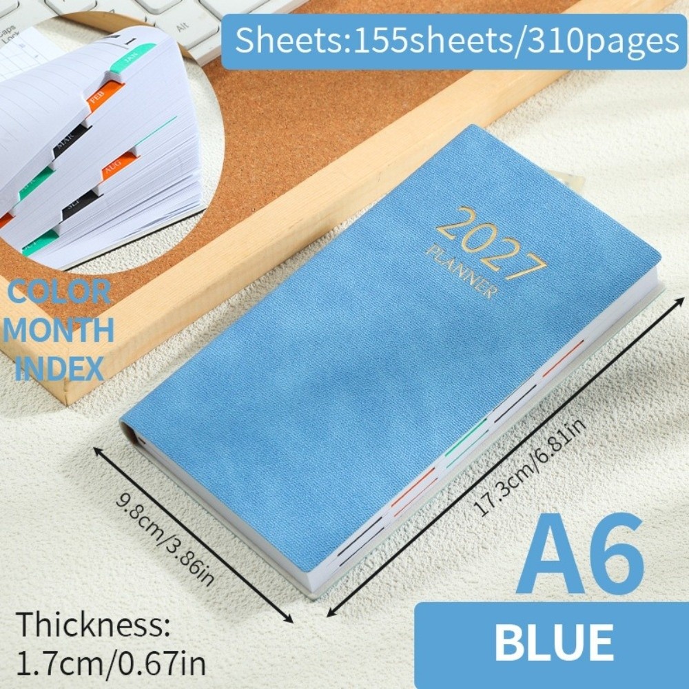 A6 Daily Planner Notebook 2027 - Leatherwork Journal recension och pris