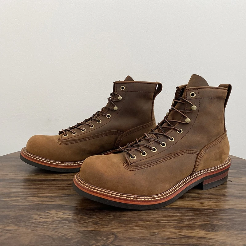 Vintage British Men Ankle Boot - Leatherwork Tools recension och pris