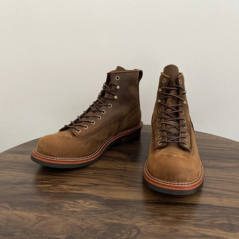 Vintage British Men Ankle Boot - Leatherwork Tools recension och pris