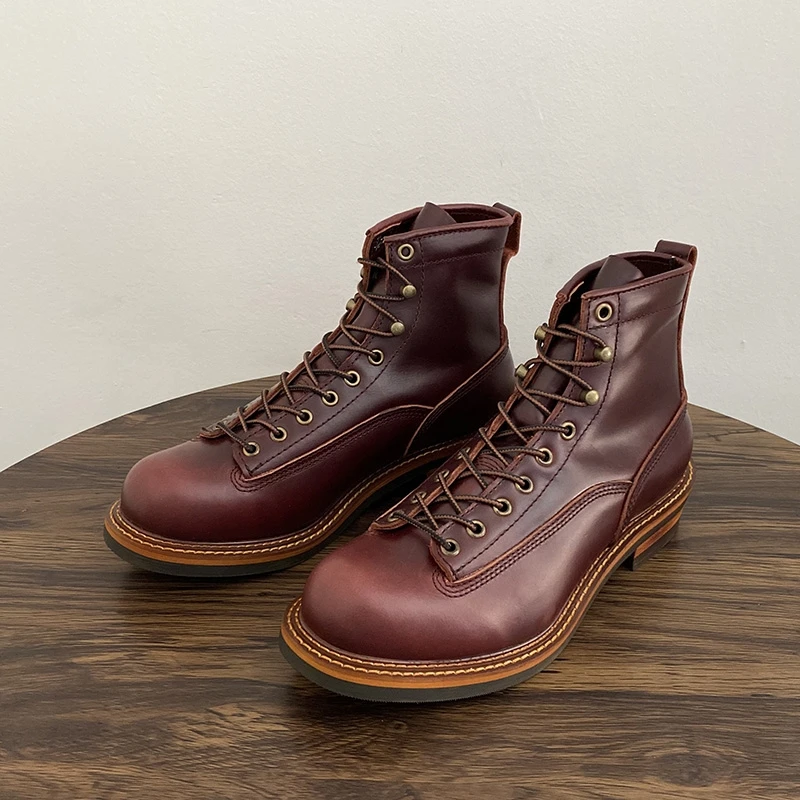 Vintage British Men Ankle Boot - Leatherwork Tools recension och pris