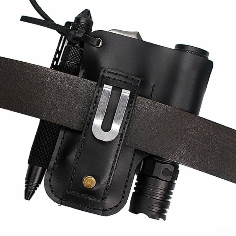 EDC Leather Flashlight Tool Ho - Leatherwork Tools recension och pris