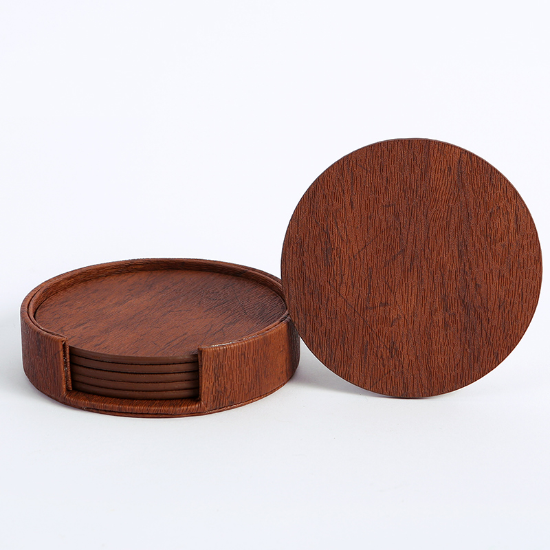 WOTOR 6PCS/Lot Circle Wood Gra - Leatherwork Rings recension och pris