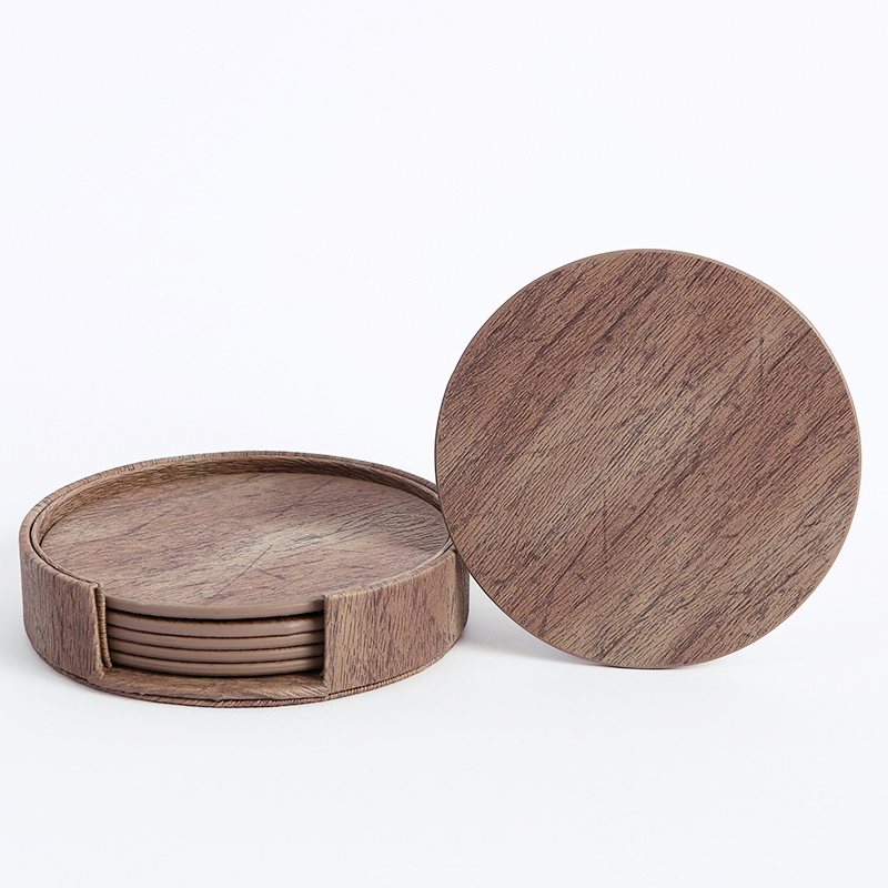 WOTOR 6PCS/Lot Circle Wood Gra - Leatherwork Rings recension och pris