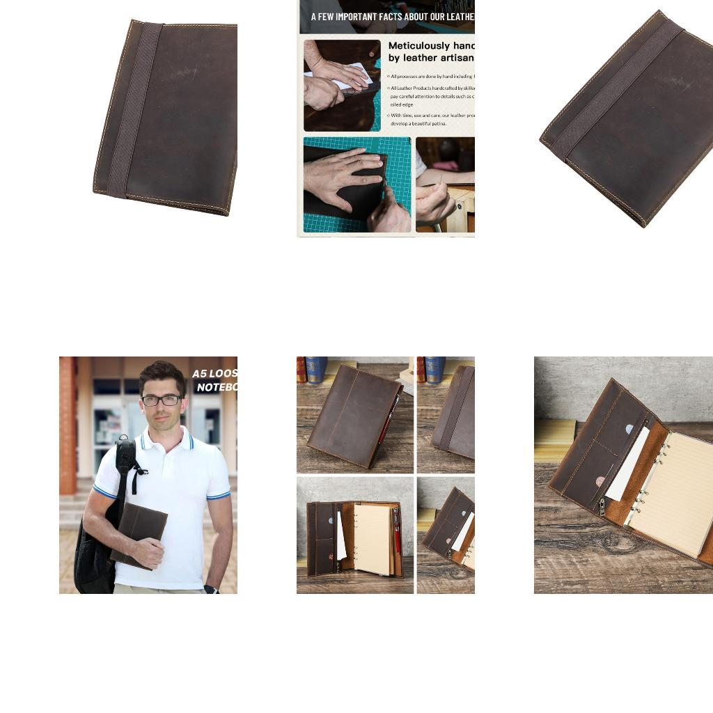 Journal Cover with Genuine Lea - Leatherwork Journal recension och pris