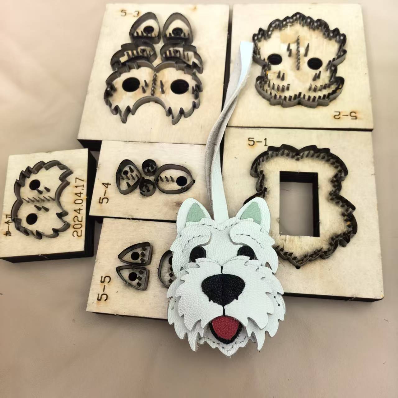 Wooden Cutting Die, Cute Westi - Leatherwork Rings recension och pris