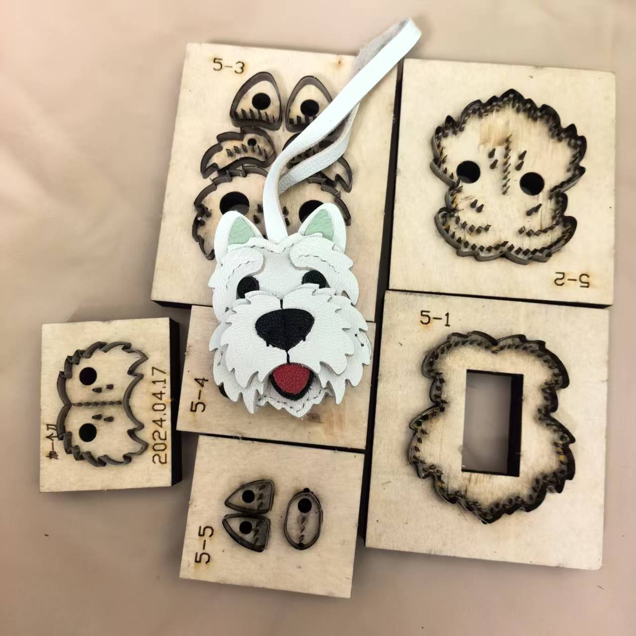 Wooden Cutting Die, Cute Westi - Leatherwork Rings recension och pris