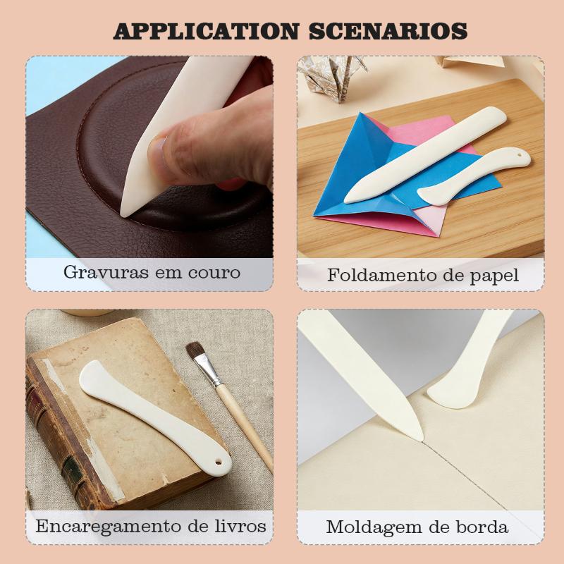 Leather Craft Bone Folder 2Pcs - Leatherwork Tools recension och pris