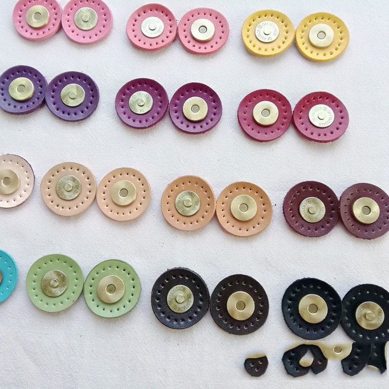 1sets Magnetic Buckles Circle  - Leatherwork Rings recension och pris