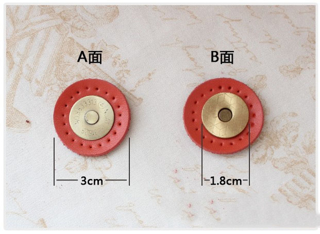 1sets Magnetic Buckles Circle  - Leatherwork Rings recension och pris