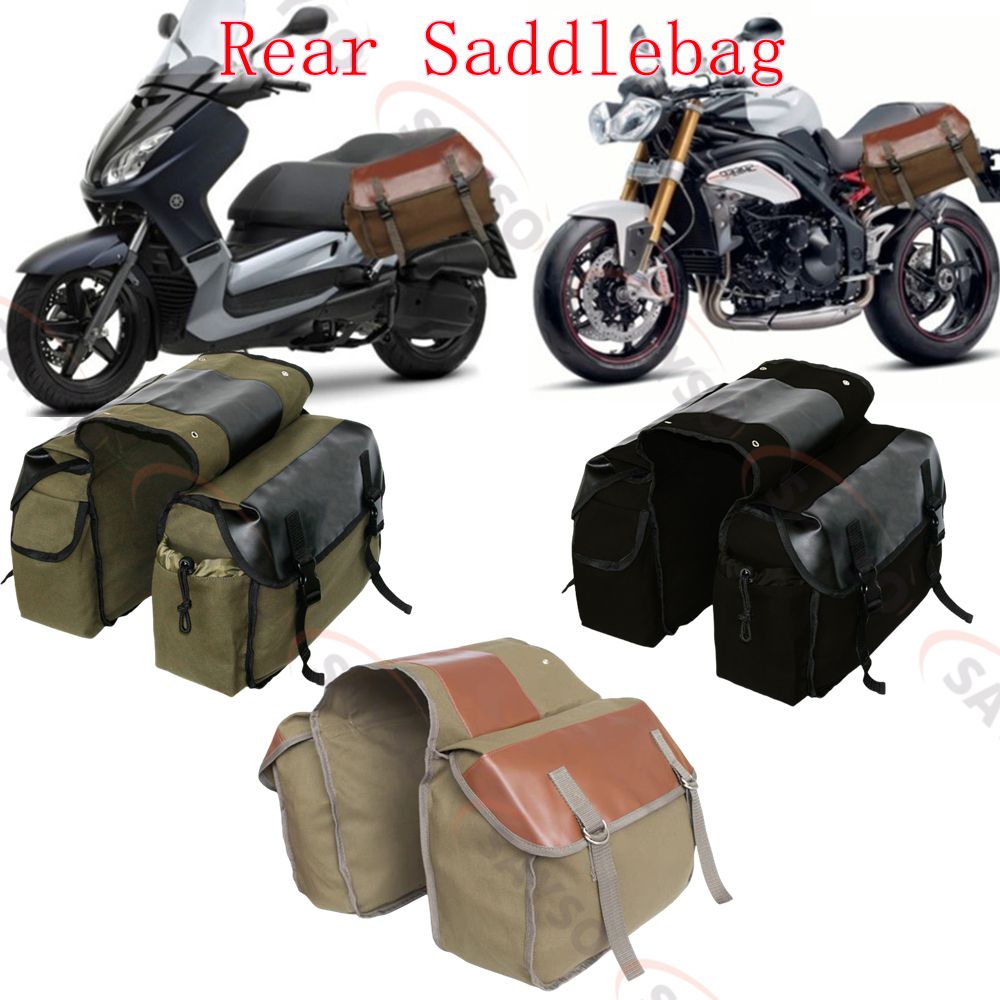 Canvas Leather Rear Saddlebag  - Leatherwork Tools recension och pris