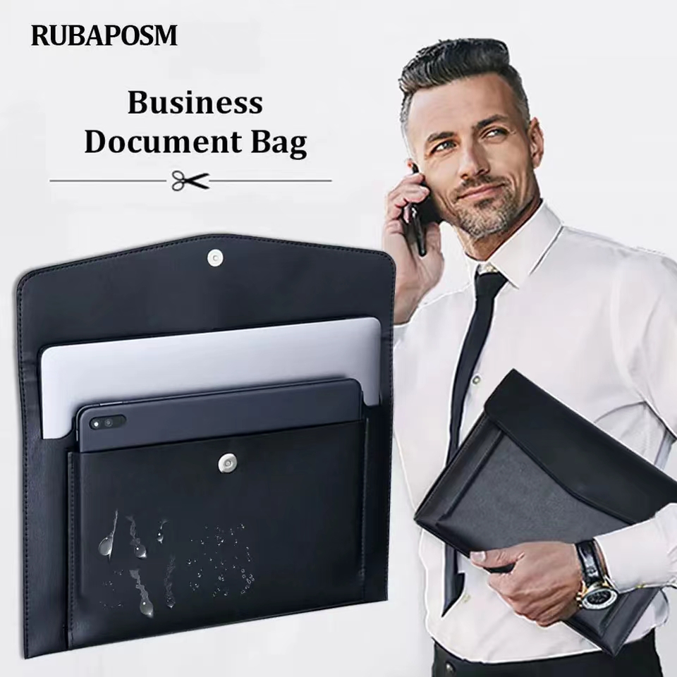 A4 Leather File Folder Large C - Leather Work Folder recension och pris