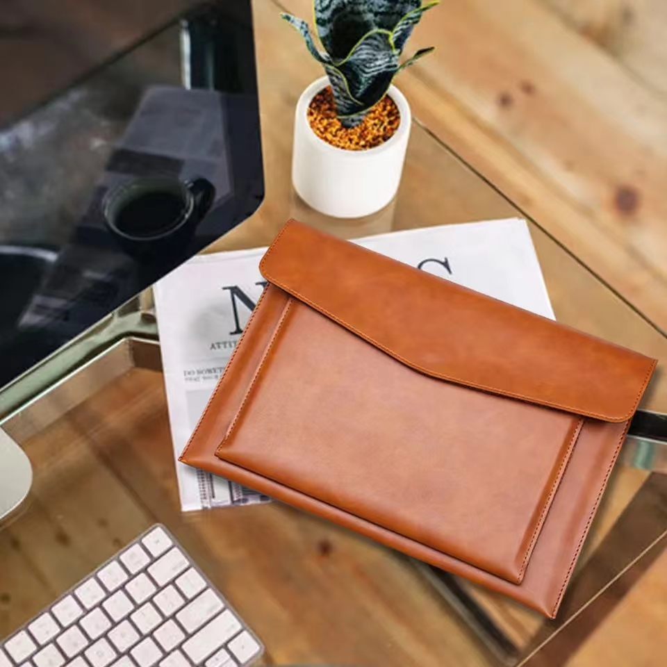 A4 Leather File Folder Large C - Leather Work Folder recension och pris