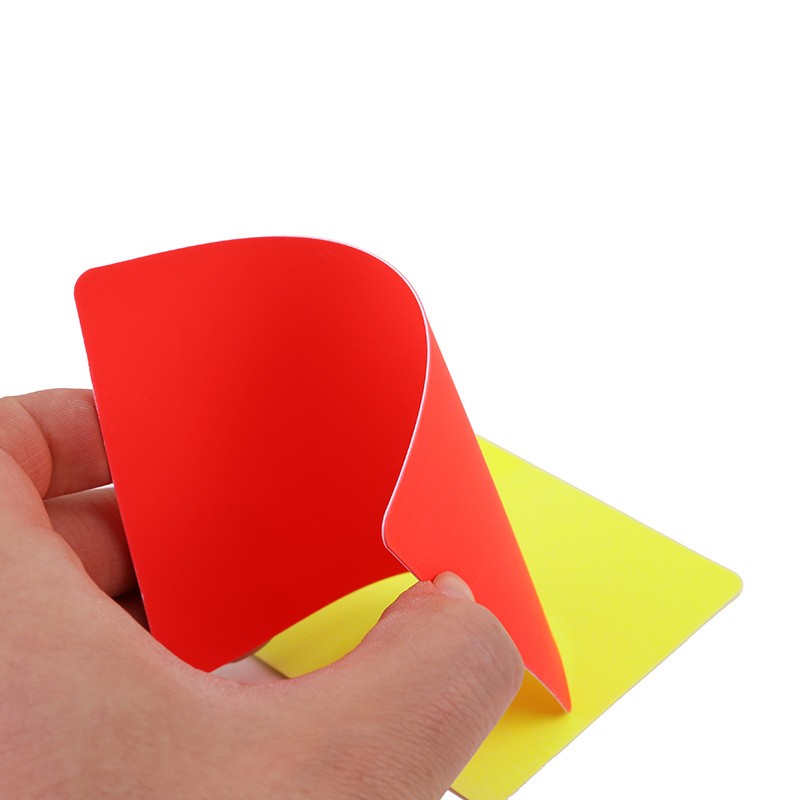 Referee Red Yellow Cards Set W - Leatherwork Tools recension och pris