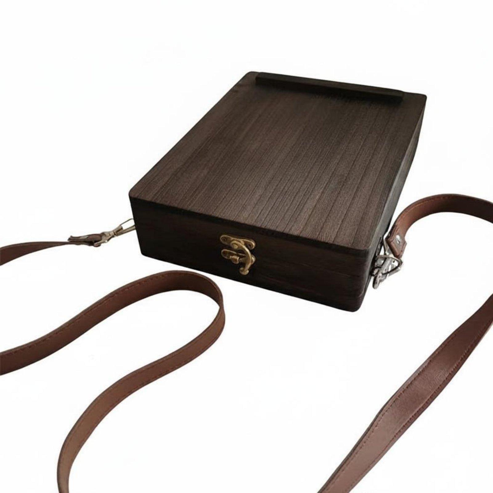Wood Messenger Storage Case wi - Leatherwork Journal recension och pris