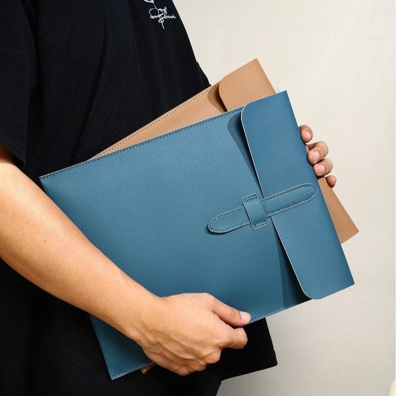 A4 Scratch Resistant Thick Lea - Leather Work Folder recension och pris