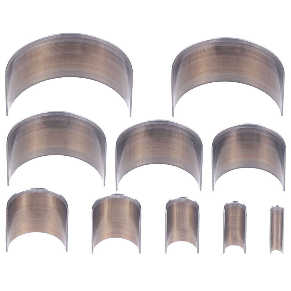 10pc/set Half Circle Punching  - Leatherwork Rings recension och pris
