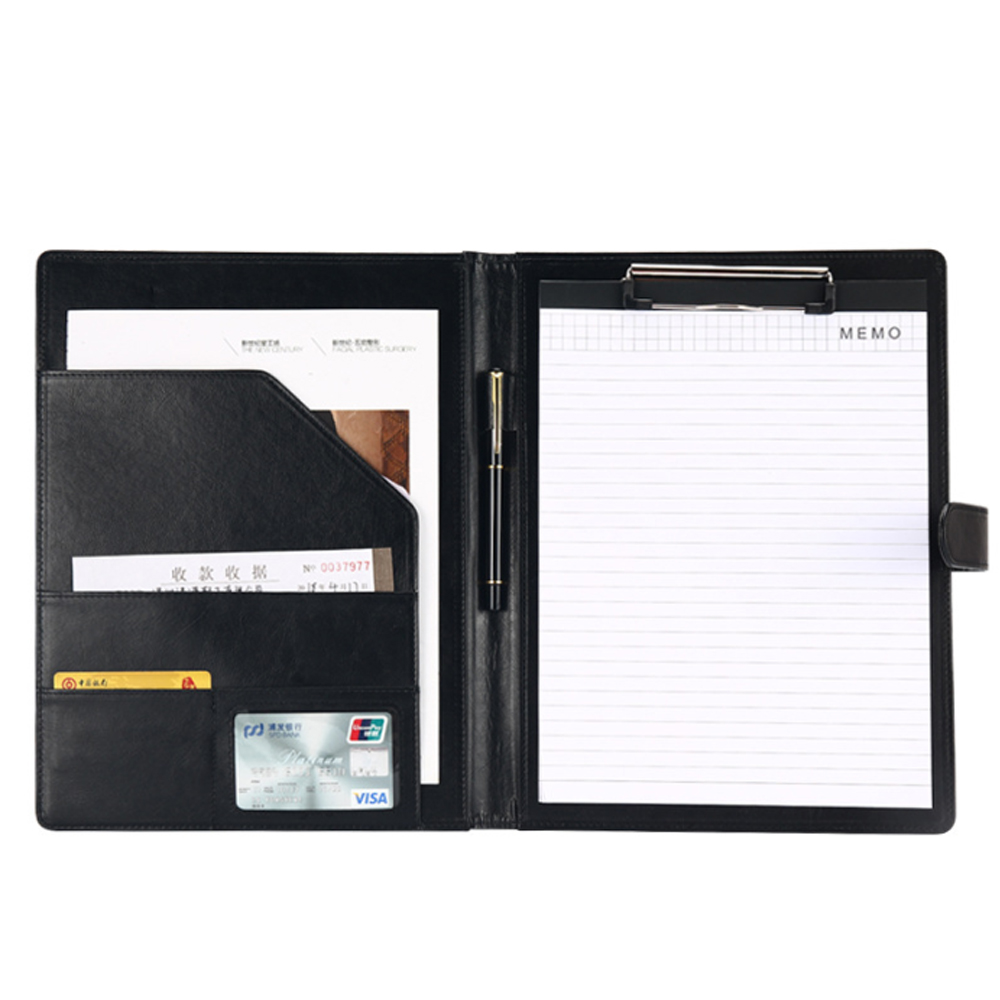 A4 Conference Folder Business  - Leather Work Folder recension och pris