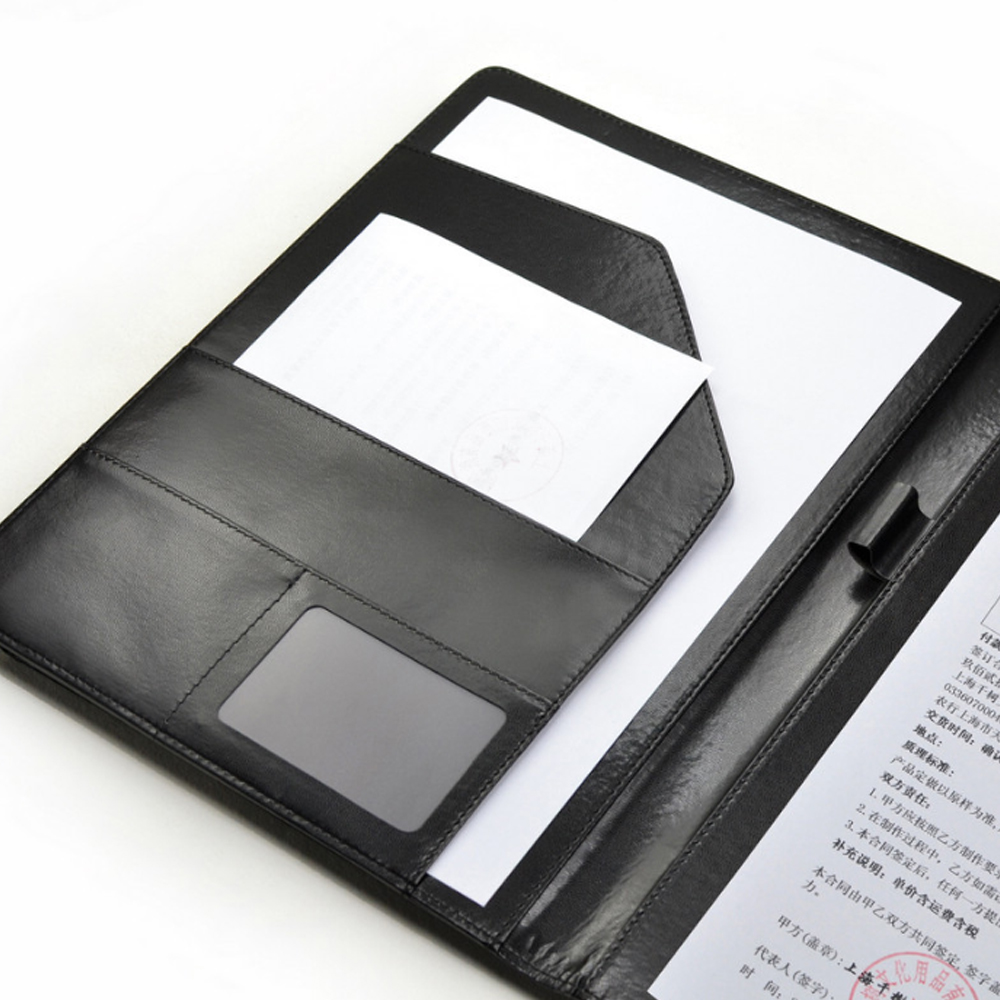 A4 Conference Folder Business  - Leather Work Folder recension och pris