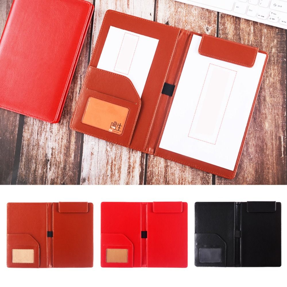 PU Leather A5 File Folder Card - Leather Work Folder recension och pris