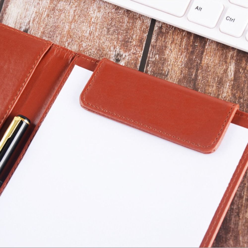 PU Leather A5 File Folder Card - Leather Work Folder recension och pris
