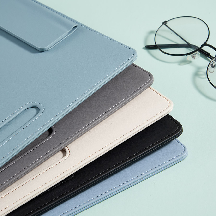 A4 leather writing clip, busin - Leather Work Folder recension och pris