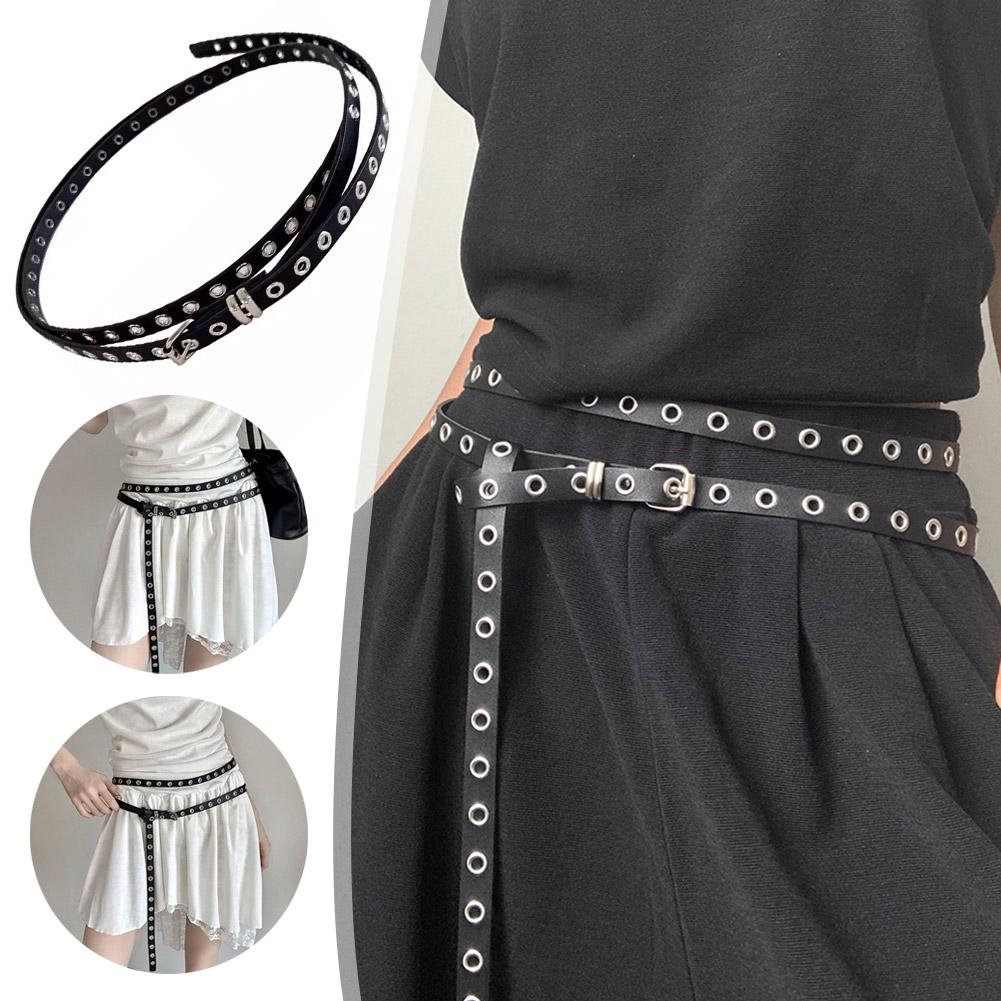 Fashion Double Circle Belt For - Leatherwork Rings recension och pris