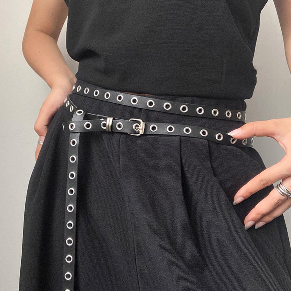 Fashion Double Circle Belt For - Leatherwork Rings recension och pris