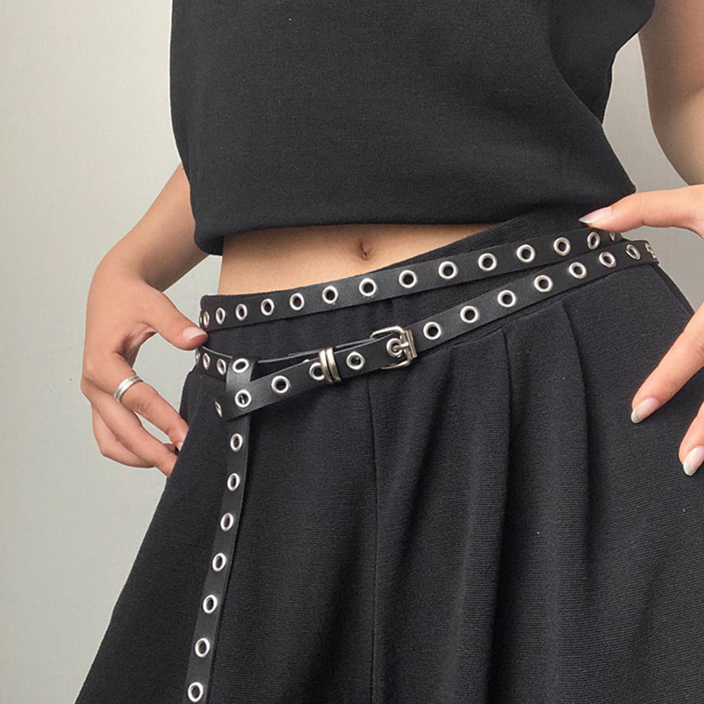 Fashion Double Circle Belt For - Leatherwork Rings recension och pris