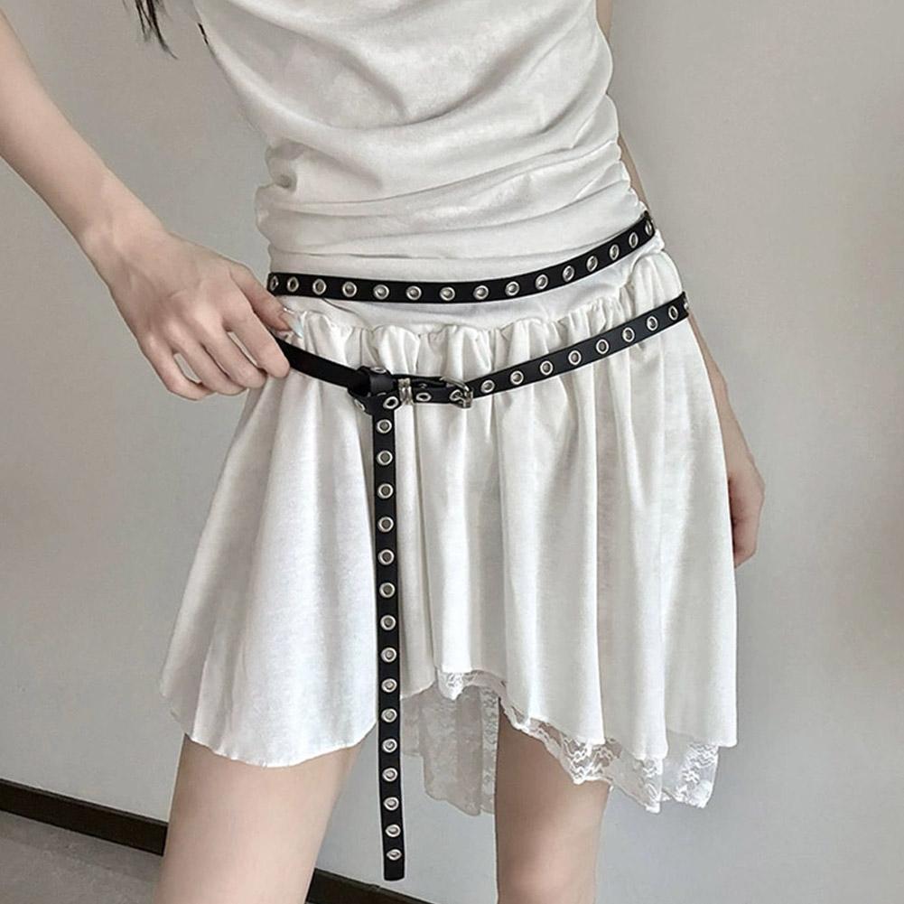 Fashion Double Circle Belt For - Leatherwork Rings recension och pris