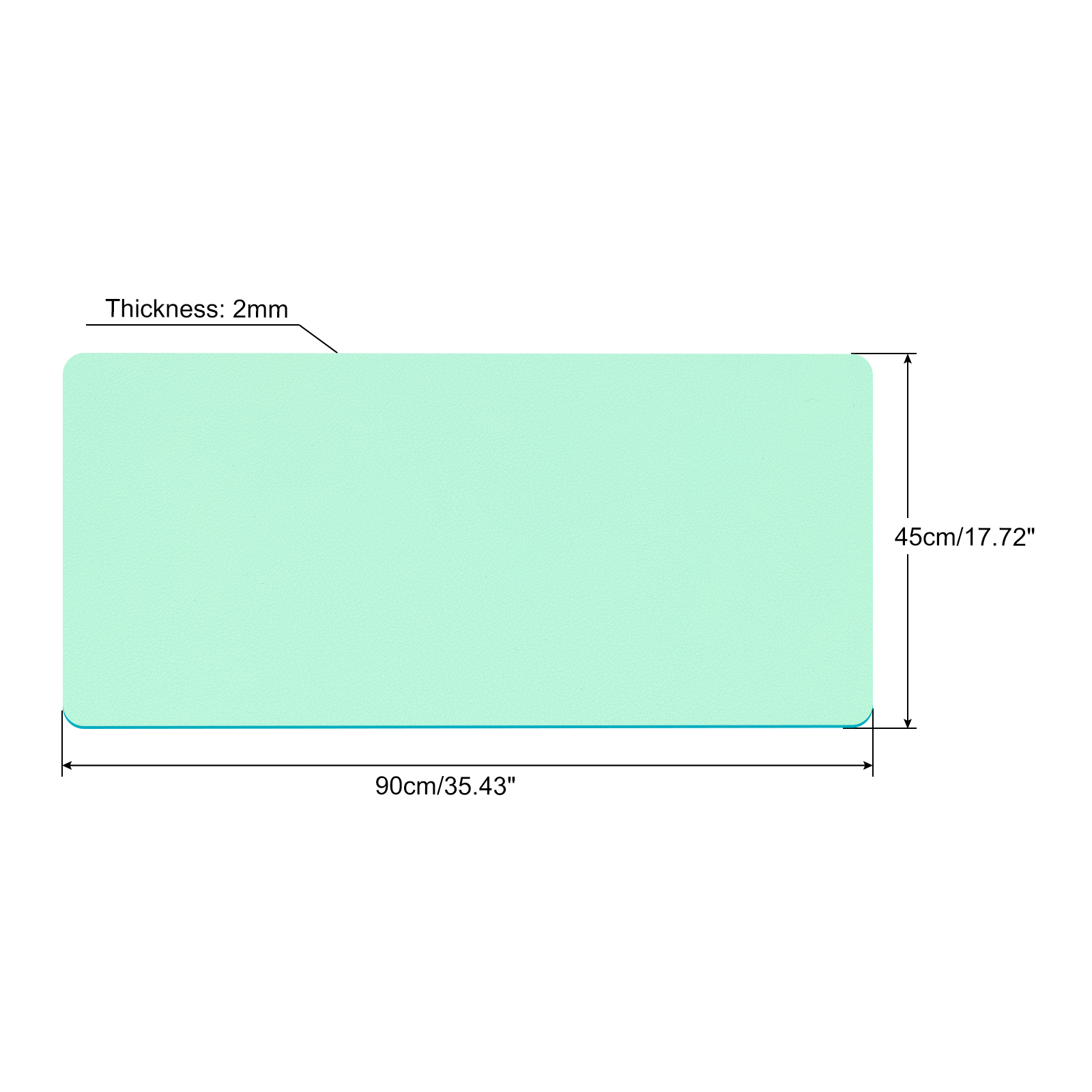 Office Desk Mat Protector PU L - Leatherwork Desk recension och pris