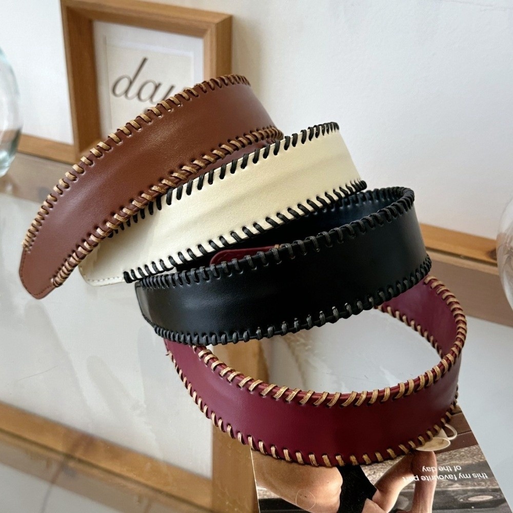 Temperament Solid Color Leathe - Leatherwork Rings recension och pris
