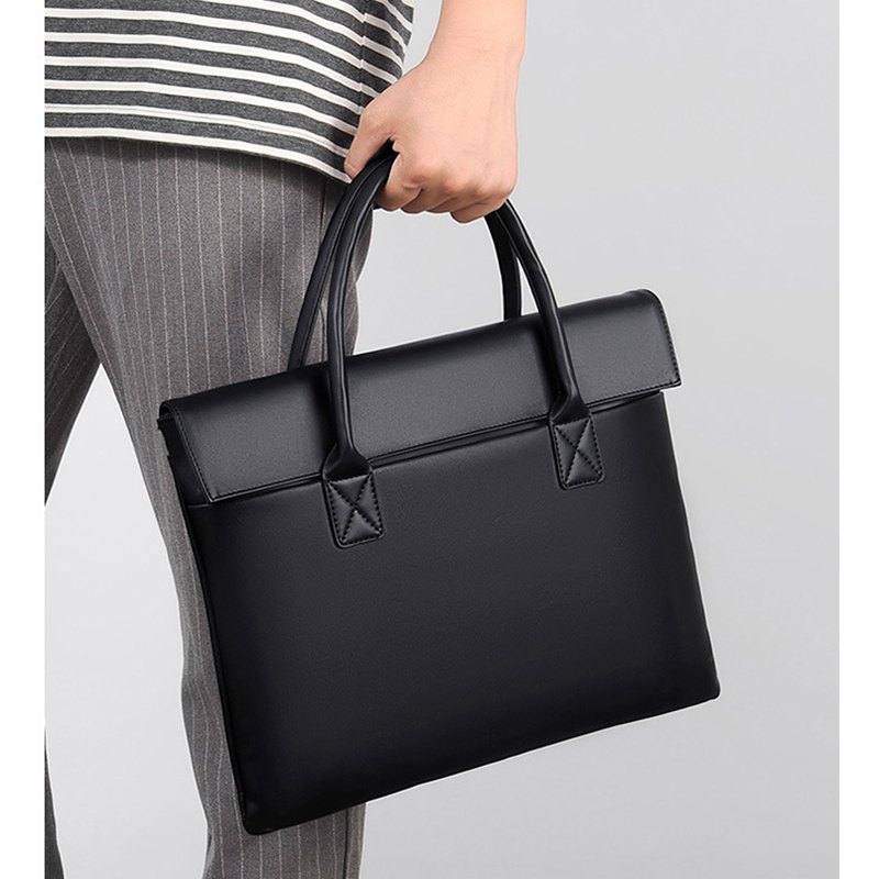Briefcase Women Executive PU L - Leather Work Bag Laptop recension och pris