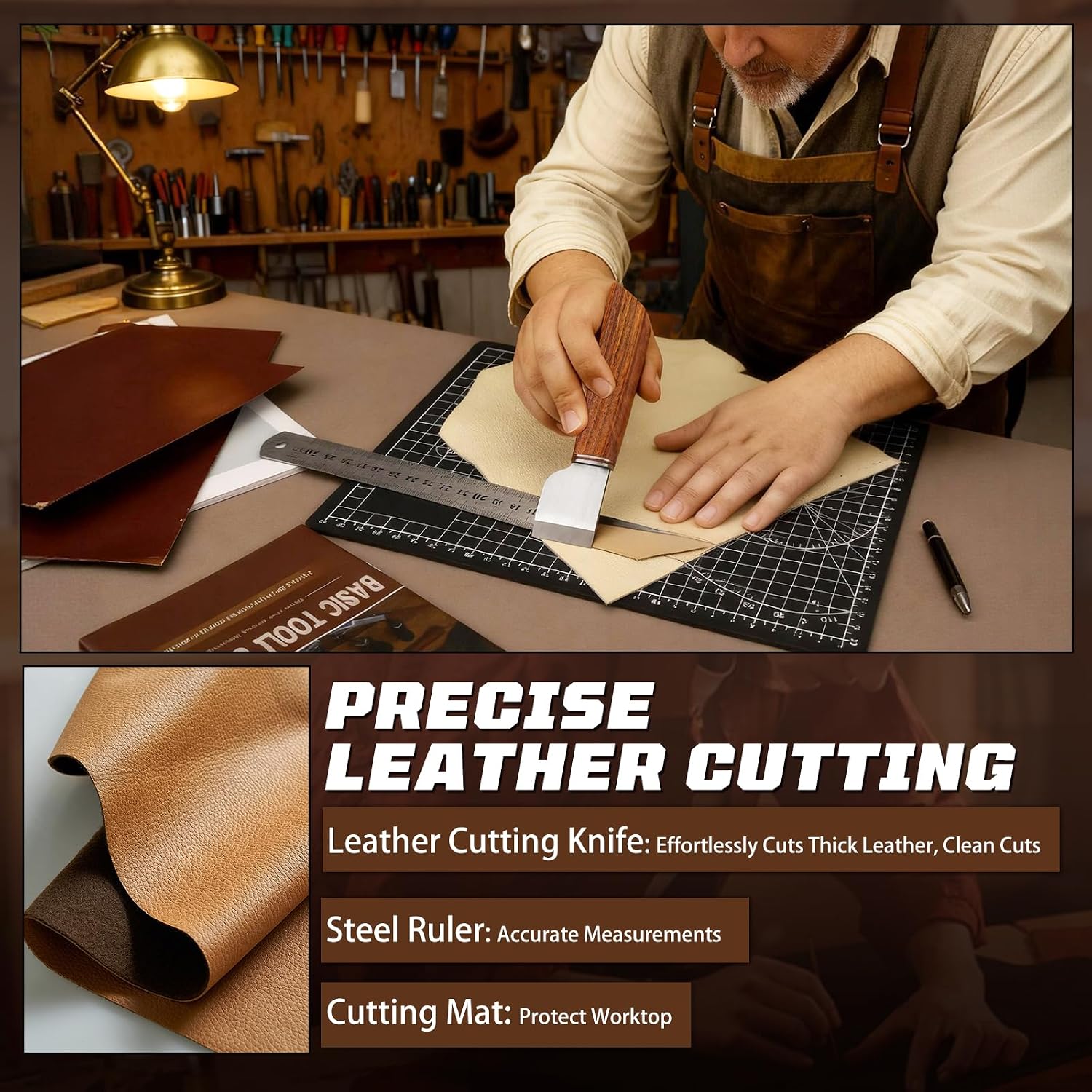 Leather Working Kit, Leather W - Leatherwork Tools recension och pris