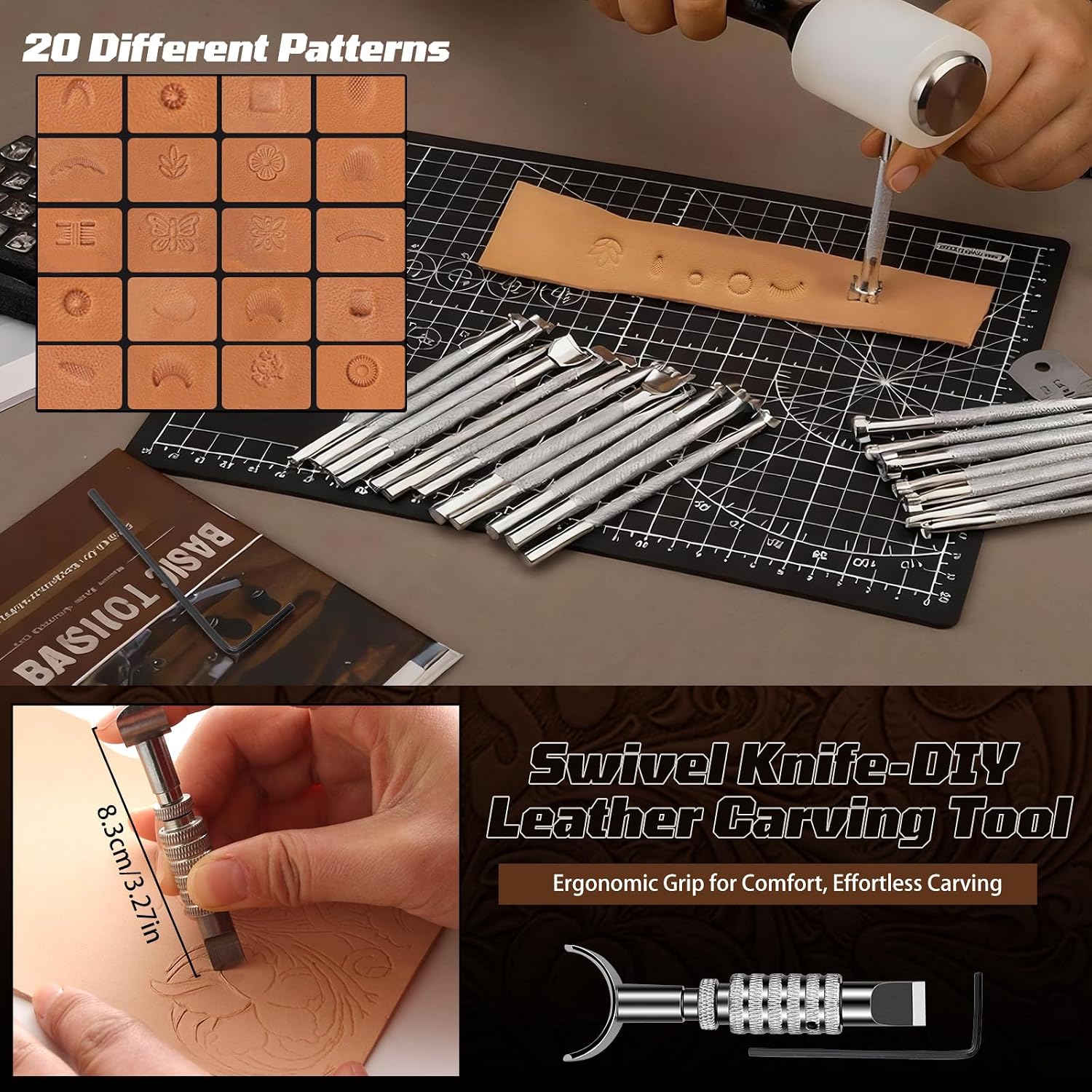 Leather Working Kit, Leather W - Leatherwork Tools recension och pris