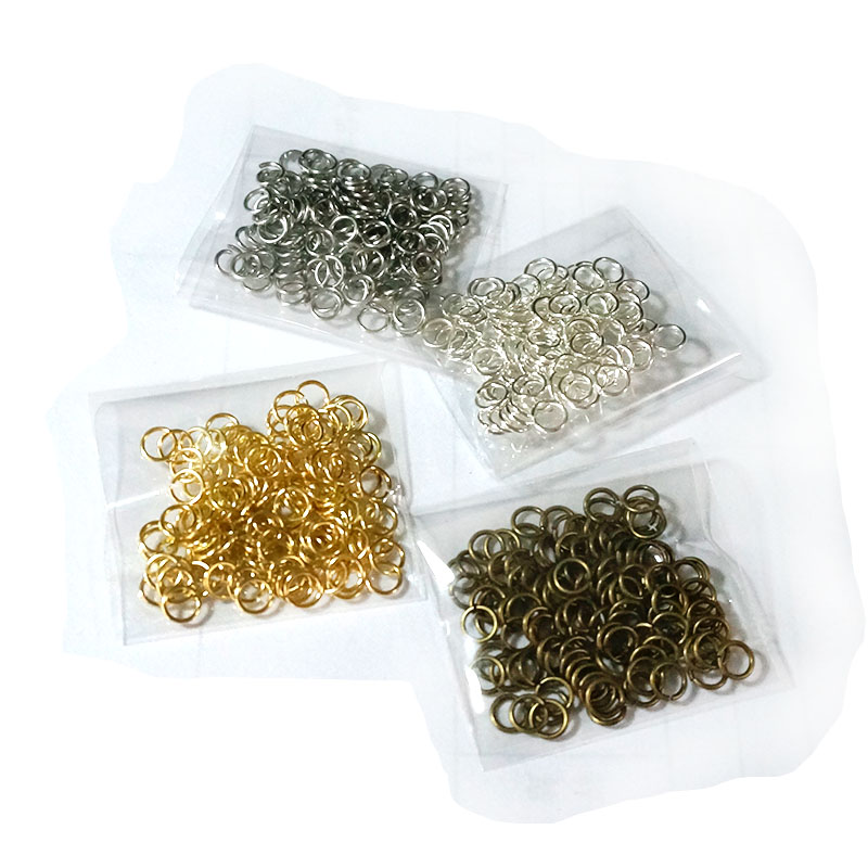 200pcs 4-10mm Open Circle Meta - Leatherwork Rings recension och pris