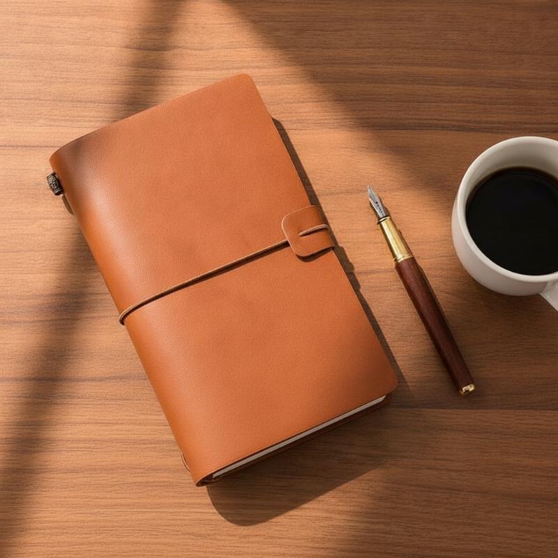 Vintage PU Leather Refillable  - Leatherwork Journal recension och pris