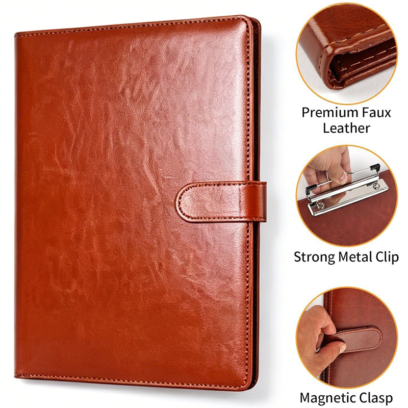 Multifunctional A4 Leather Con - Leather Work Folder recension och pris
