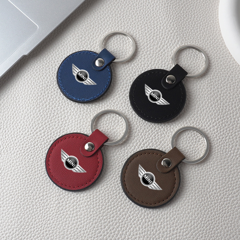 Leather Car Keychain Keyring K - Leatherwork Rings recension och pris