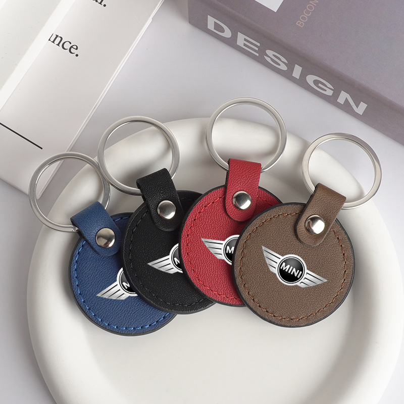 Leather Car Keychain Keyring K - Leatherwork Rings recension och pris